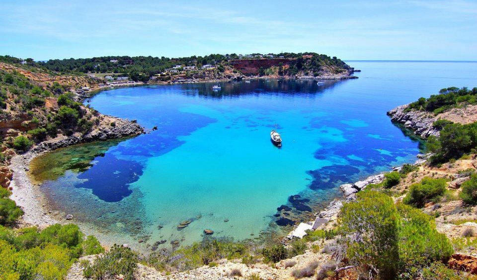 playas con encanto en Ibiza