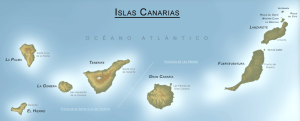 mapa de canarias